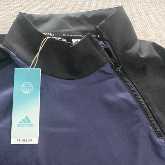 NWT Adidas Jacket COMFORT quarter zip US XL - Picture 4 of 8